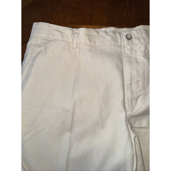 Tori Richard Mens Light Tan Flat Front Cotton Tencel Spandex Chino Pants 40 x 30 - Picture 5 of 8